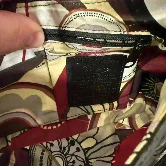 Brighton Black Crocodile Shoulder Bag - Picture 4 of 5